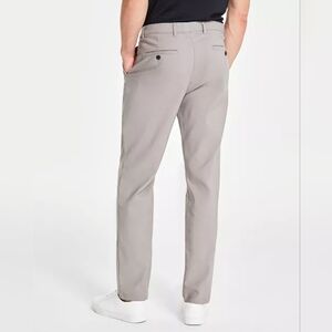Alfani Men's Tech Pants in Wallstreet Grey regular fit 33W 30L NWT
